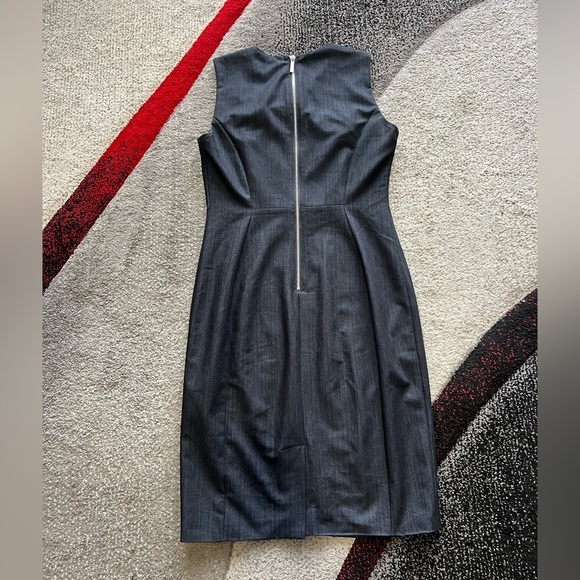 Calvin Klein Chambray Space Gray Sheath Dress - Picture 3 of 3